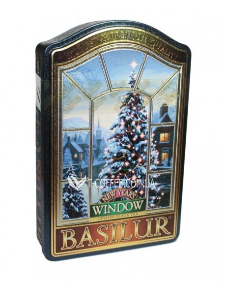 Чай BASILUR New Year's Новий Рік - Вікна 100 г ж/б