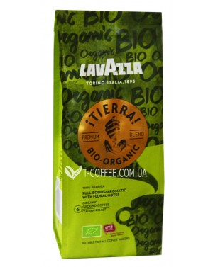 Кава LAVAZZA Tierra Bio-Organic мелена 180 г (8000070022225) фото