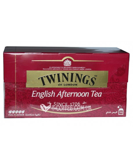 Чай TWININGS English Afternoon Tea Англійський Ланч 25 х 2 г (070177074609)