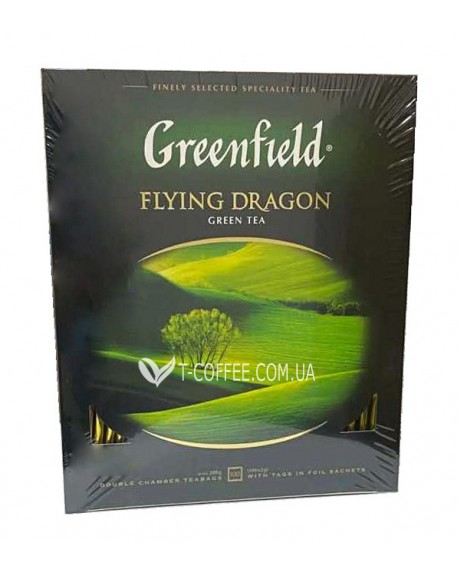 Чай GREENFIELD Flying Dragon Дракон 100 х 2 г к/п (4823096801759)