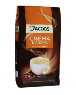 Кава JACOBS Crema D'Aroma зернова 1 кг
