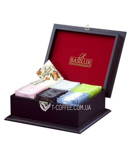 Скринька для чаю BASILUR Wooden Boxes 6 відділень