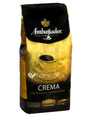 Кава AMBASSADOR Crema зернова 1 кг (4051146000986)