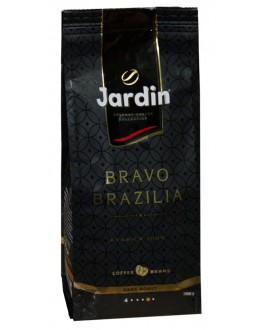 Кава JARDIN Gourmet Bravo Brazilia 100% Arabica зернова 1 кг (4823096806532)
