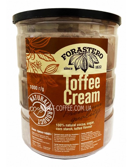 Какао FORASTERO Toffi Cream Іриска Тоффі 1 кг п/б