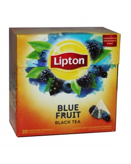 Чай LIPTON Blue Fruit Сині Ягоди 20 х 1,8 г (4823084201097)