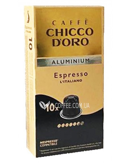 Кава CHICCO D'ORO Espresso l'Italiano в капсулах 10 х 5.5 г (7610899805810)