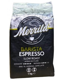 Кава LAVAZZA Merrild Barista Espresso зернова 1 кг (8000070068667)