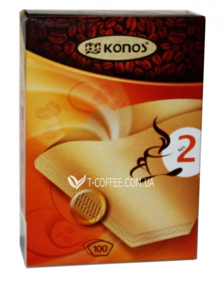 Фільтр-пакет для кави №2 15 см Konos (4047041121819)