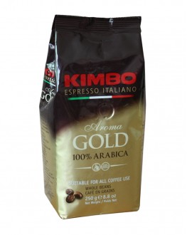 Кава KIMBO Aroma Gold 100% Arabica зернова 250 г (8002200102135)
