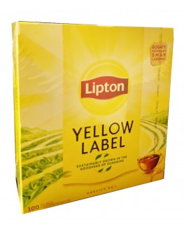 Чай LIPTON Yellow Label Чорний 100 x 2 г (8714100088944)