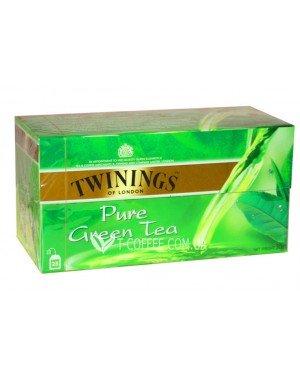 Чай TWININGS Pure Green Tea Зелений 25 х 2 г (070177086664)