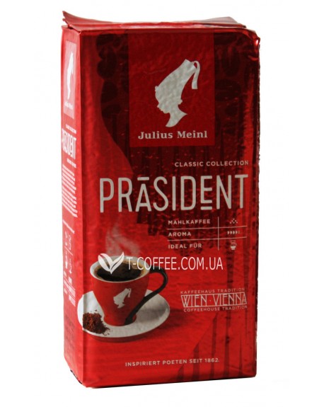 Кава JULIUS MEINL Prasident мелена 500 г (9000400007013)