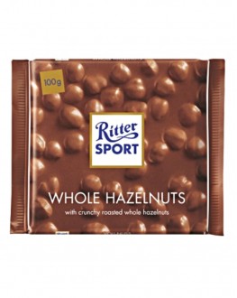 Шоколад RITTER SPORT Whole Hazelnuts Молочний Цілий Лісовий Горіх 100 г