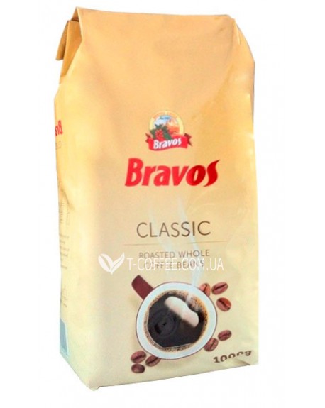 Кава BRAVOS Classic зернова 1 кг (4820208400015)