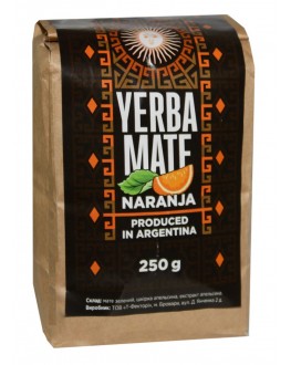 Мате Yerba Mate Naranja Апельсин етнічний чай 250 г к/п