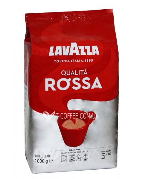 Кава LAVAZZA Qualita Rossa зернова 1 кг (8000070035904)