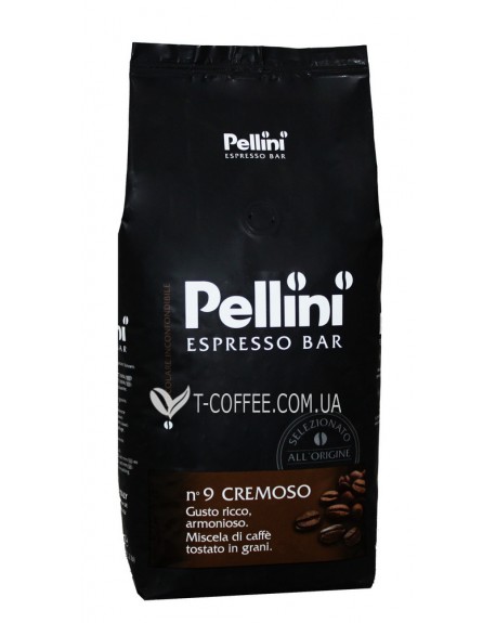 Кава PELLINI Espresso Bar n9 Cremoso зернова 1 кг (8001685122416)