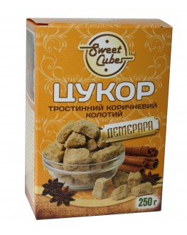 Цукор SWEET CUBES Demerara тростинний колотий кусковий 250 г (4820191970090)