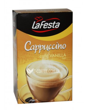 Капучино LA FESTA Cappuccino Vanilla Ваніль 125 г (5900910000167) - фото