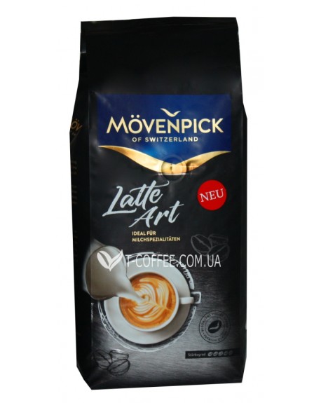 Кава MOVENPICK Latte Art зернова 1 кг (4006581017846)
