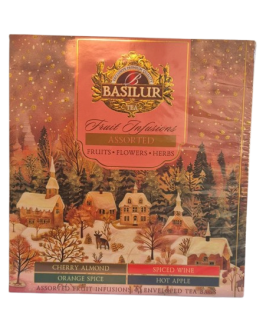 Чай BASILUR FRUIT INFUSION - Фруктово-ягідне асорті  40 х 2 г (4792252949645)