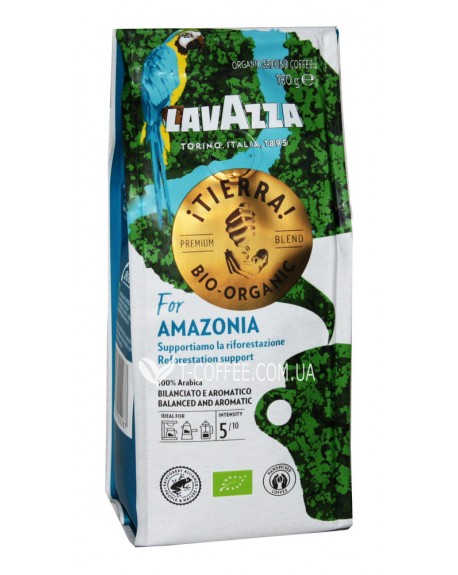 Кава LAVAZZA Tierra Bio-Organic мелена 180 г (8000070022287)