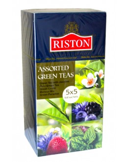 Чай RISTON Assorted Green Teas Асорті Зеленого Чаю 5 x 5 по 1,5 г