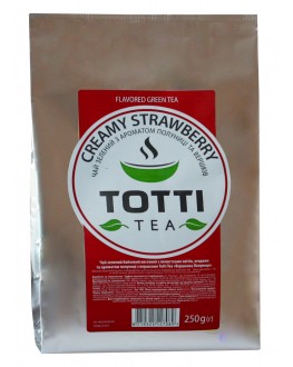Чай TOTTI Creamy Strawberry Вершкова Полуниця 250 г ф/п (8719325127089)