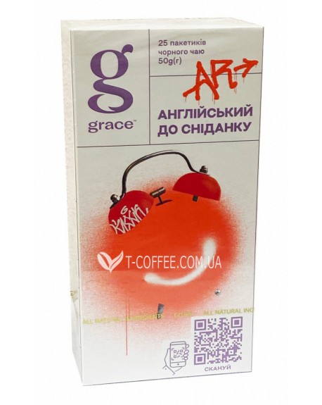 Чай GRACE! English Breakfast Англійський до Сніданку 25 х 2 г (5060207692540)