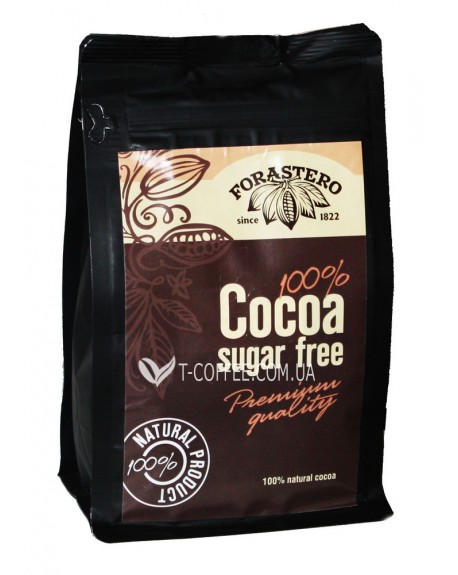 Какао FORASTERO 100% Cocoa без цукру 500 г