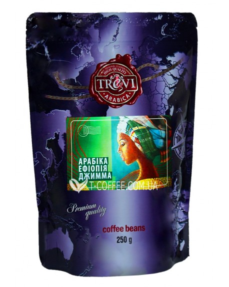 Кава TREVI Арабіка Ефіопія Джимма зернова 250 г (4820140050804)