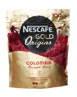 Кава NESCAFE Gold Origins Colombia розчинна 100 г економ. пак. (7613038803135)