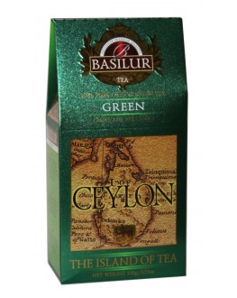 Чай BASILUR Green Зелений - Чайний Острів 100 г к/п (4792252001169)