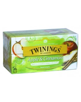 Чай TWININGS Apple Cinnamon Яблуко Кориця 25 х 2 г (070177273354)