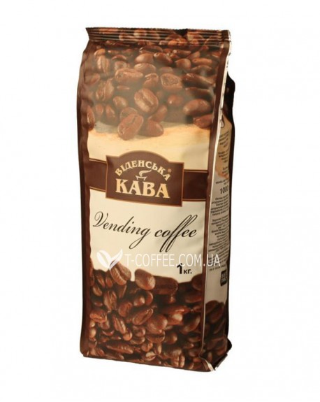 Кава ВІДЕНСЬКА КАВА Espresso Vending зернова 1 кг (4820000370752)