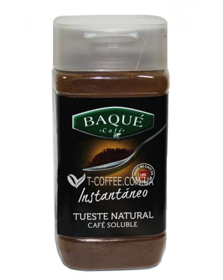 Кофе CAFE BAQUE Instantaneo Natural растворимый 200 г п/б (8410684800209)