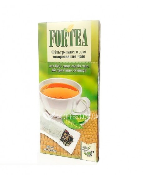 Фільтр-пакет для чаю 100 х 300 мл FORTEA (Дніпро) к/п