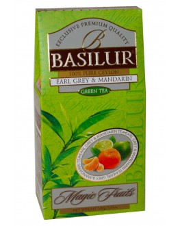 Чай BASILUR Earl Grey Mandarin Ерл Грей Мандарин - Чарівні Фрукти 100 г к/п (4792252933637)