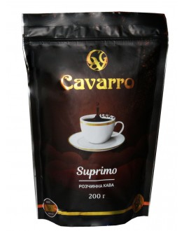 Кава CAVARRO Suprimo розчинна 200 г економ. пак. (4820235750183)