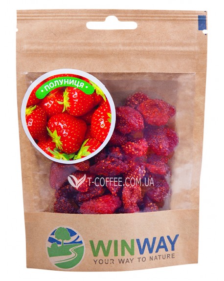 Полуниця WINWAY сушена 100 г (4821912900266)