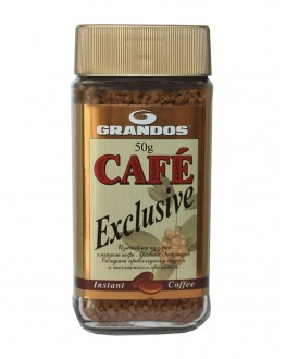 Кава GRANDOS Exclusive розчинна 50 г скл. б. (4009041100768)