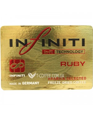Кава INFINITI Ruby розчинна 100 г скл. б. - фото