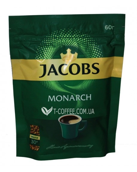 Кава JACOBS Monarch розчинна 60 г економ. пак. (4820187046464)