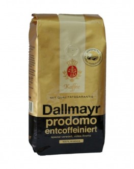 Кава DALLMAYR Prodomo Entcoffeiniert без кофеїну зернова 500 г (4008167112235)
