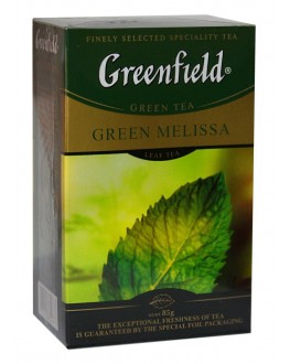 Чай GREENFIELD Green Melissa Меліса 85 г к/п (4823096804873)