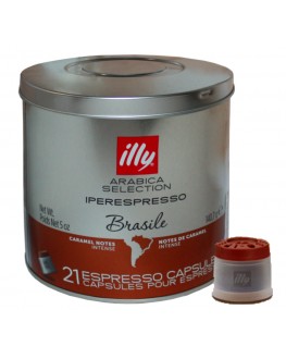 Кава ILLY IperEspresso Monoarabica Brazil в капсулах 21 х 6,7 г (8003753943695)