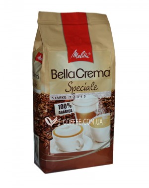 Кава MELITTA Bella Crema Speciale зернова 1 кг (4002720008508) фото