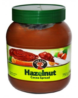 Шоколадна паста OAK LANE Haselnut Cocoa Spred 750 г скл. б. (5051701066104)