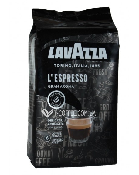 Кава LAVAZZA L'Espresso Gran Aroma зернова 1 кг (8000070024816)